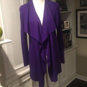 Longish, Open front cardigan